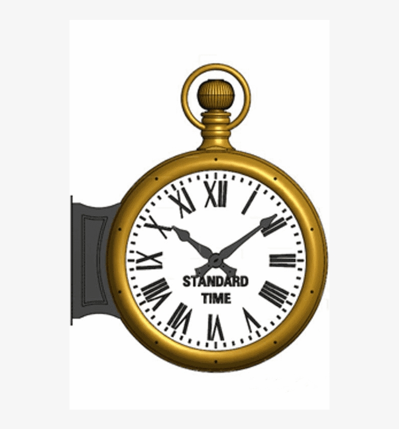 Pocketwatch Bracket Clock - Clock, transparent png download