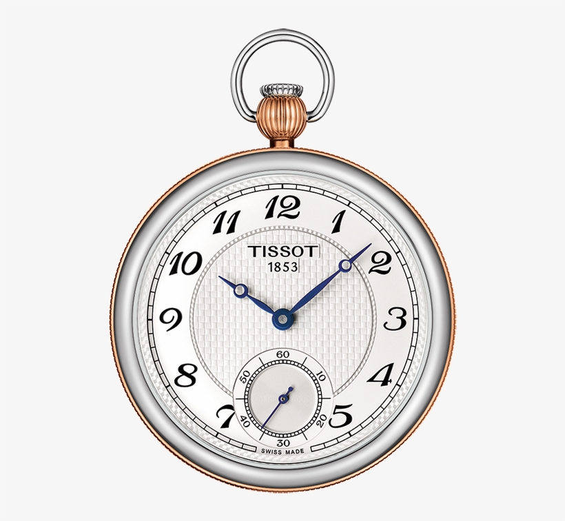Tissot Bridgeport Lepine Mechanical Watch With Silver - Modern Mechanical Pocket Watches, transparent png download