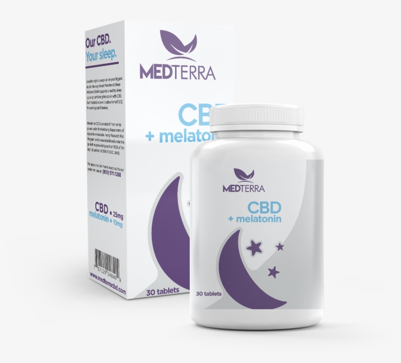 Medterra Dissolvable Sleep Tablets Melatonin Cbd Png - Hypnotic, transparent png download