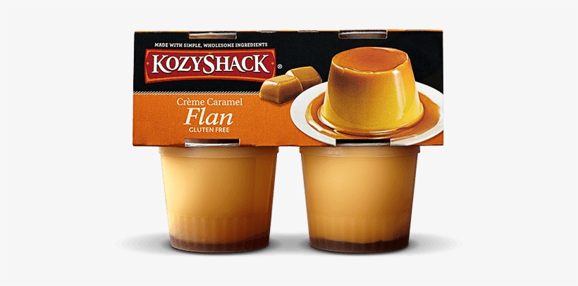 Crème Caramel Flan - Kozy Shack Creme Caramel Flan - 2 Pack, 4 Oz Cups, transparent png download