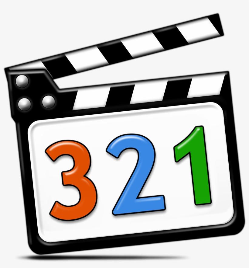 Media Player Classic Mpc With Shadow With Numbers - Media Player Classic Icon, transparent png download