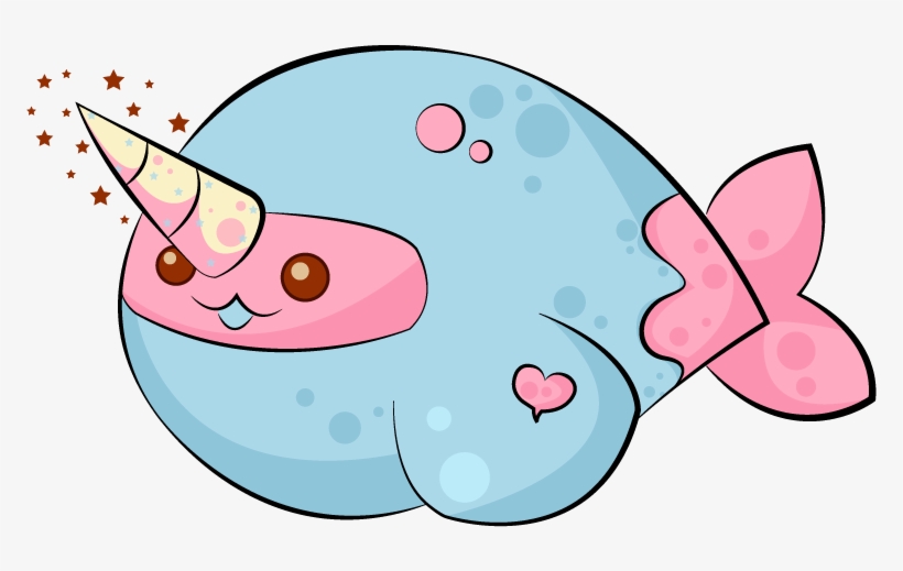 Cute Narwhal - Cute Narwhal Png, transparent png download