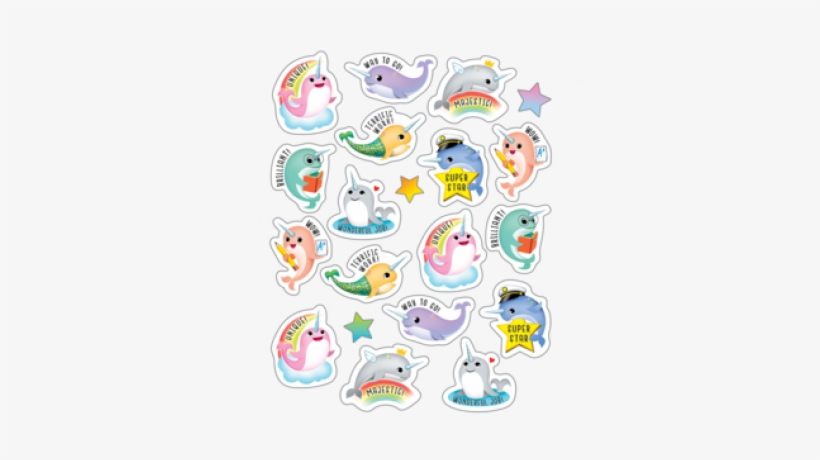 Narwhals Stickers - Cartoon, transparent png download