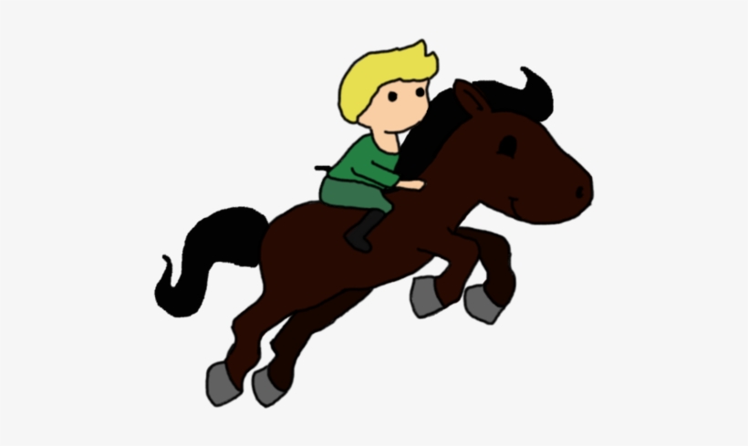 Niall On A Horse Cartoon - Cartoon, transparent png download