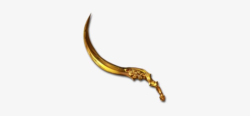 Golden Sickle - Granblue Fantasy Golden Sword, transparent png download