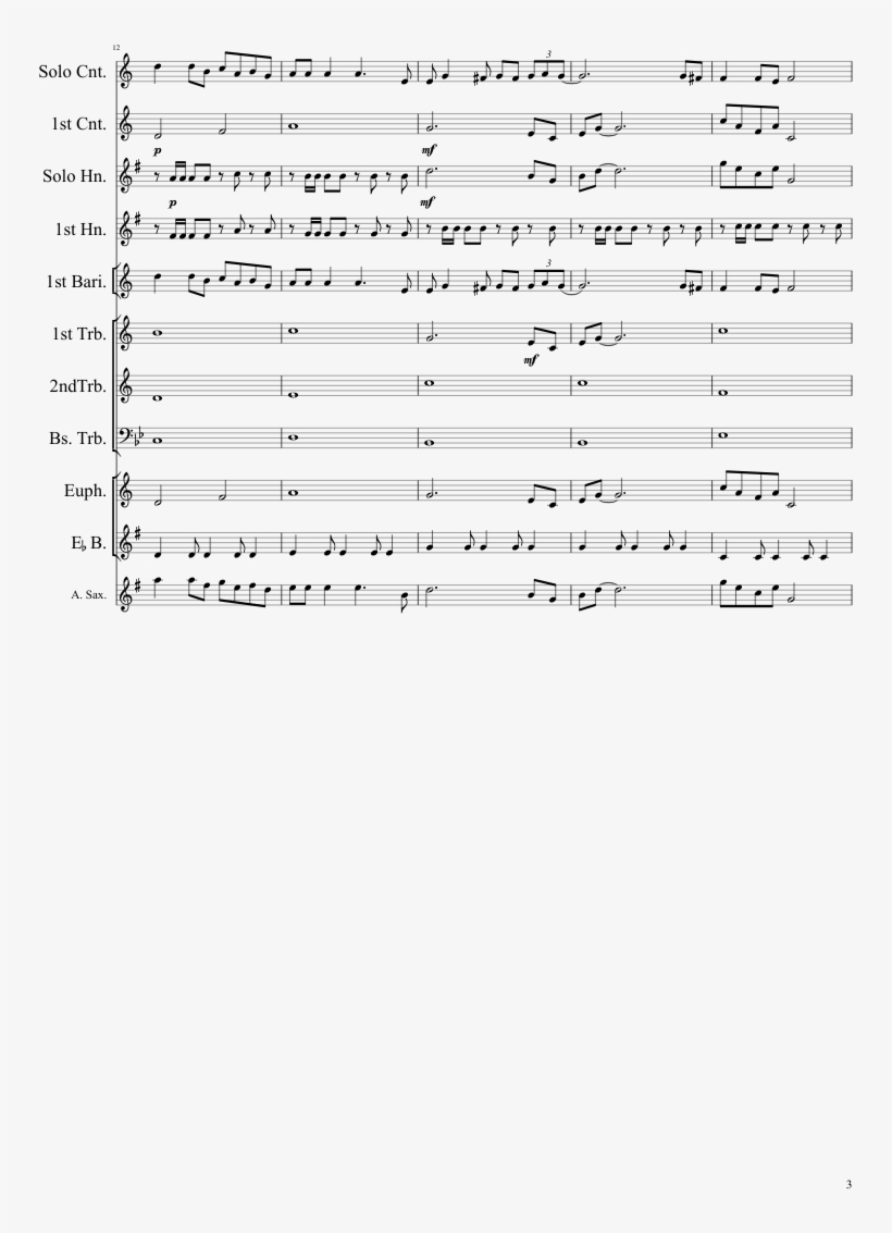 Lg-13404791 Sheet Music Composed By Janaka 3 Of 9 Pages - Sheet Music, transparent png download