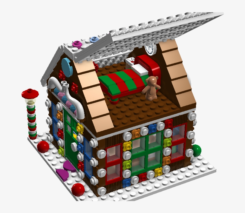 1 / - Lego Gingerbread Man House, transparent png download