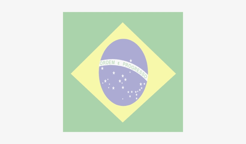 Bandeira Brasil No Face - Brazil Flag, transparent png download