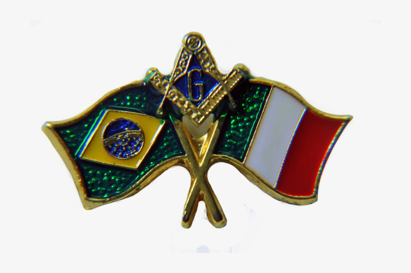Passe O Mouse Sobre A Imagem Para Ver Detalhes - Bandeira Da Italia E Do Brasil, transparent png download