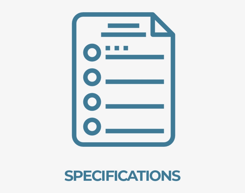 Specifications2 - Icon, transparent png download