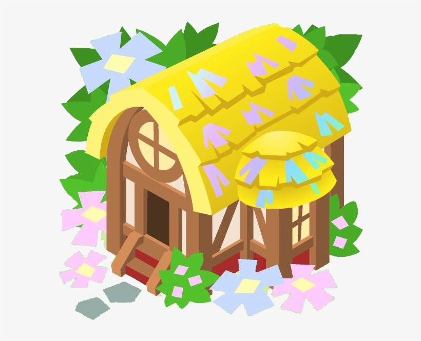 Spring Cottage Artwork Cutout - Cottage, transparent png download