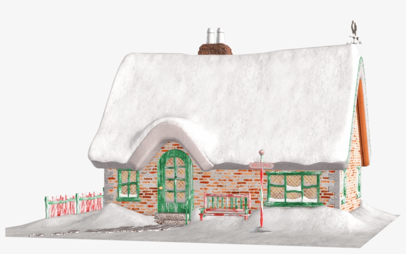 Christmas Clipart Santa's Cottage, transparent png download