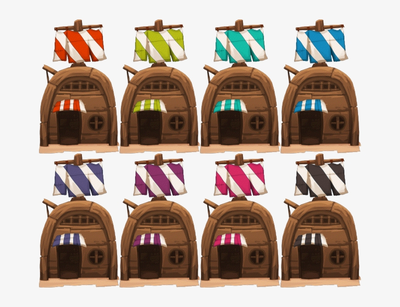 House Boat Cottage Colors L1 - Cottage, transparent png download