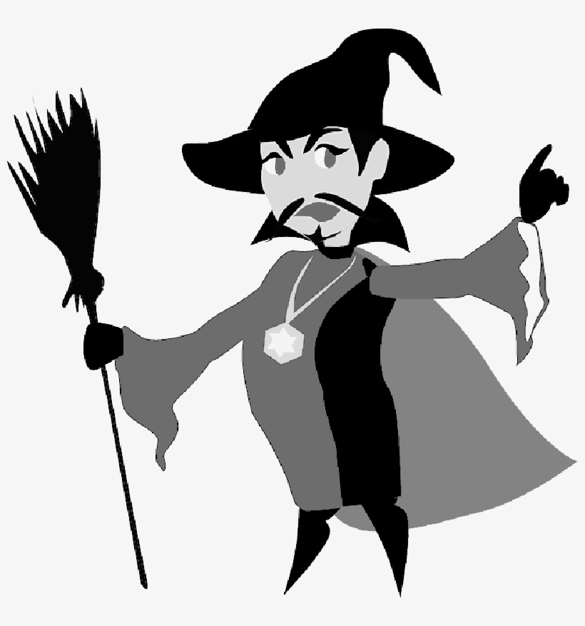 Mb Image/png - Witch With Broomstick, transparent png download