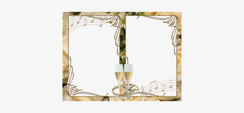 7 Preciosos Marcos Para Fotos De Boda O Matrimonio - Marcos Para Aniversario De Bodas, transparent png download