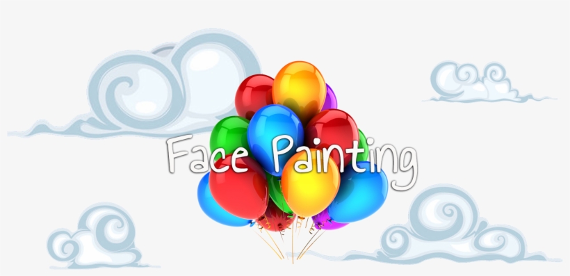 Face Painter Ft - Fecedy 12" 100pcs Colorful Balloons For Party, transparent png download