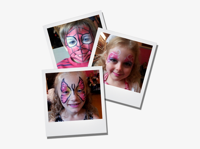 Using Professional Face Paints They Can Sit At The - Collage, transparent png download