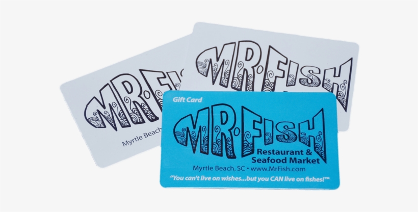 Fish Gift Card - Mr Fish, transparent png download