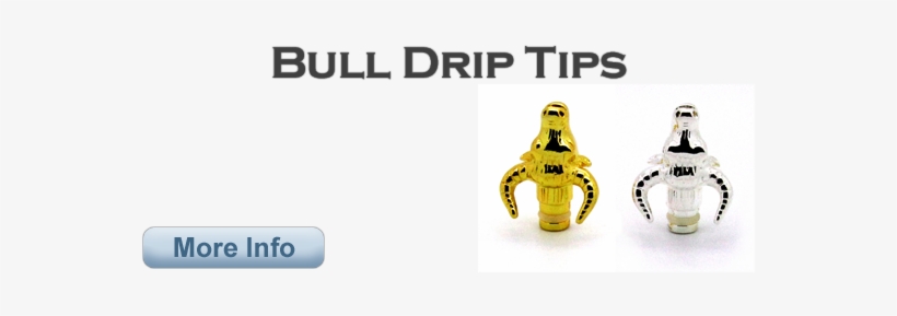Metal Bull Head Drip Tip - Robot, transparent png download