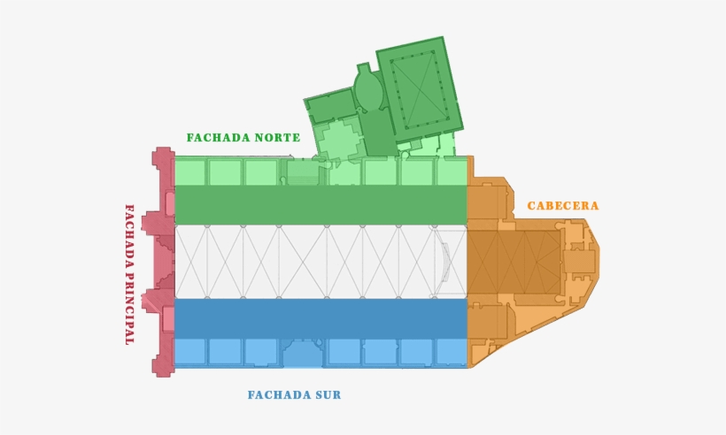 Plano Plano - Catedral De Mallorca Planta, transparent png download