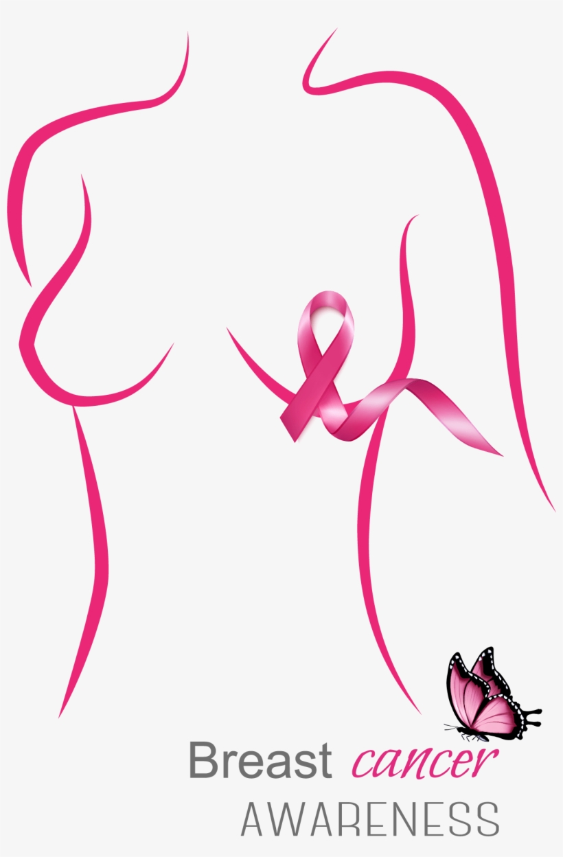 Areola Repigmentation Requires Advanced Education And - Breast Cancer Awareness Body Outline, transparent png download