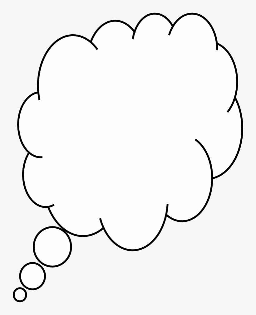 Componer Las Viñetas Y Las Páginas - White Thought Bubble Png, transparent png download