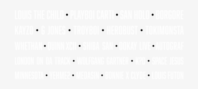 Shaky Beats Lineup - Shaky Beats Music Festival, transparent png download