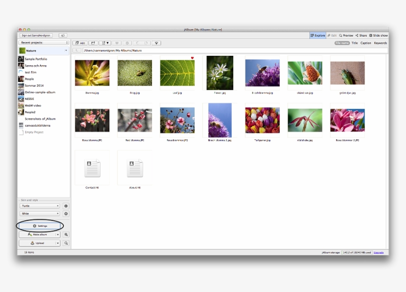 Opensettings - Jalbum, transparent png download