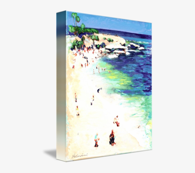 Vector Freeuse Library Day At The Cove La Jolla California - Gallery-wrapped Canvas Art Print 11 X 14 Entitled Sunny, transparent png download