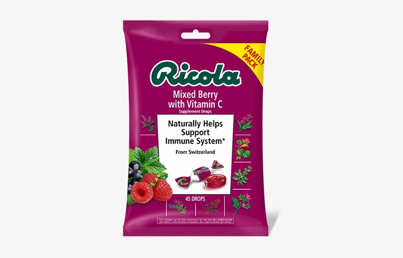 Mixedberry Bag - Ricola Honey Lemon Echinacea, transparent png download