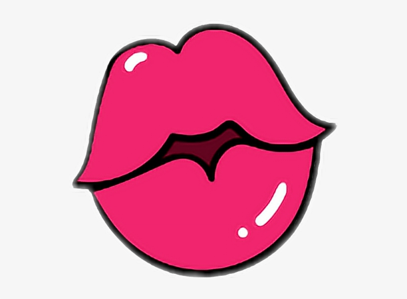 Labios Labiossexys Labiosrojos Bonito Cool Animado - Imagenes De Labios Rojos Animados, transparent png download