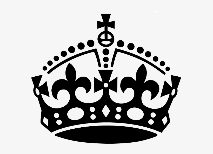 Coroa Keep Calm And - Keep Calm Crown Png, transparent png download