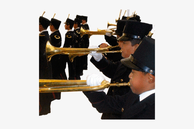 Cornetas Y Tambores Se Conjugan En El Más Selecto Grupo - Banda De Guerra Png, transparent png download
