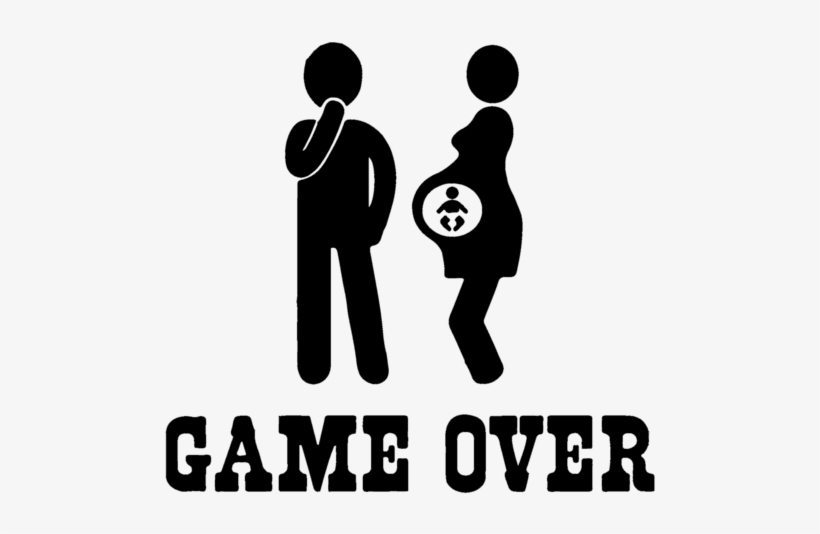 Game Over Pregnancy Shirt, transparent png download