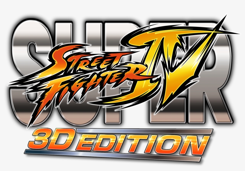 Street Fighter Game Over Screen Png Clipart Freeuse - Super Street Fighter 4 3d Edition Logo, transparent png download