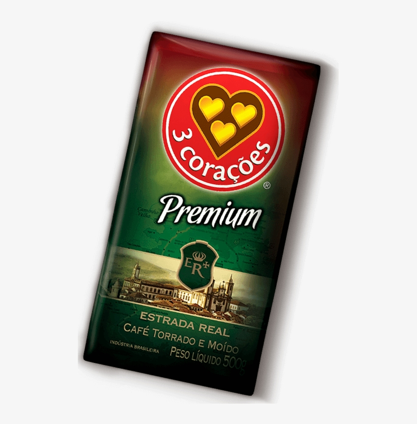 Café Premium 3 Corações/ Premium Coffee - 3 Corações, transparent png download