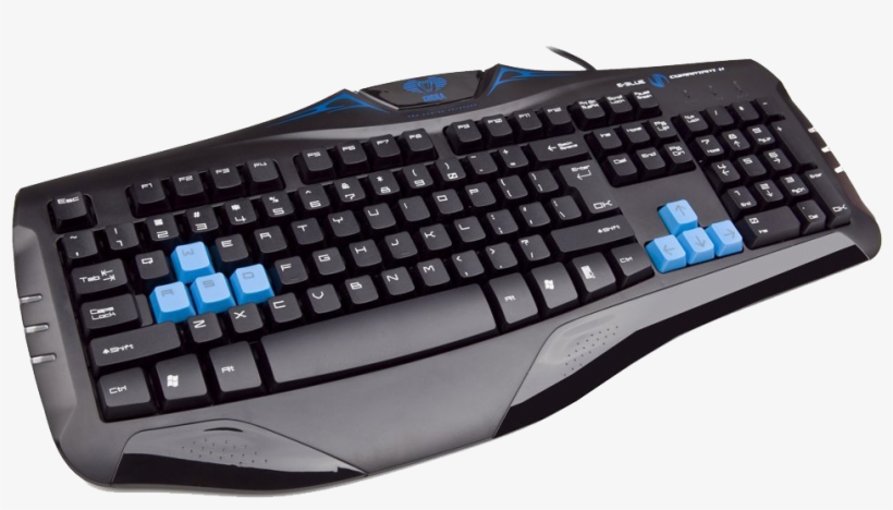 Cobra Combatant X - E-blue Cobra Combatant-x Advanced Wasd Led Gaming Keyboard, transparent png download