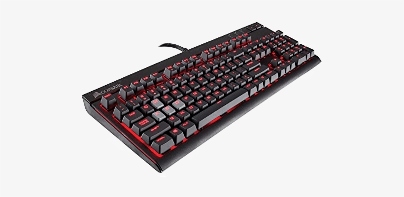 Corsair Strafe Mechanical Gaming Keyboard, Red Led,, transparent png download