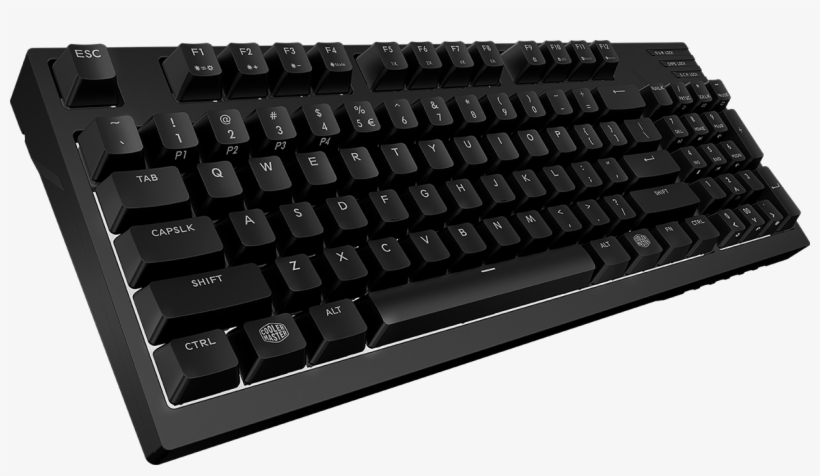 Coolermaster Sgk 4080 Kkcr Mechanical Gaming Keyboard - Masterkey Pro L White Led, transparent png download