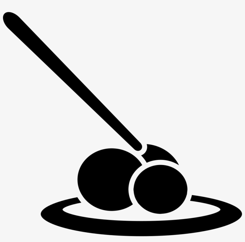 Dish And Toothpick Comments - Icono Aperitivo, transparent png download