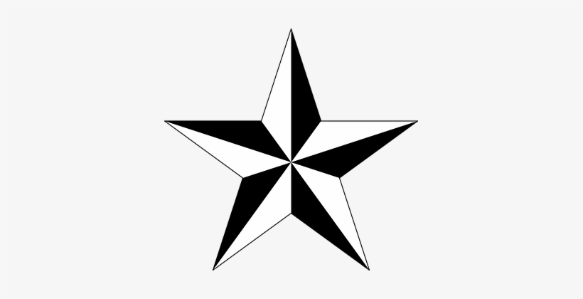 Nautical Star Star Shadow Nautical Shade N - Nautical Star, transparent png download