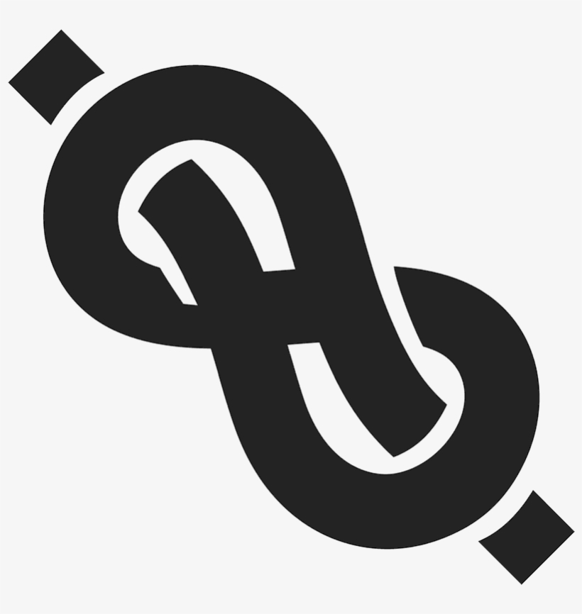 Knotted Rope Rubber Stamp - Rope, transparent png download