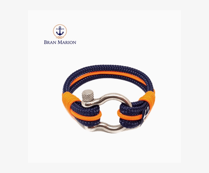 Dark Blue And Orange Nautical Bracelet - United States Of America, transparent png download