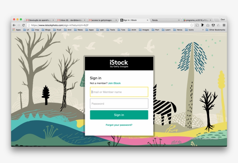 Istock Background Illustration - Landscape With Zebra Framed Art Print - Scoop Black, transparent png download