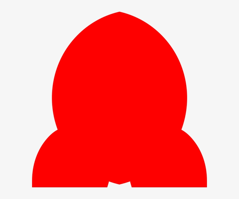 Small - Red Rocket Clipart, transparent png download