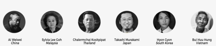 Artists - Print: Weiwei's Portrait Bw 2, 61x41cm., transparent png download