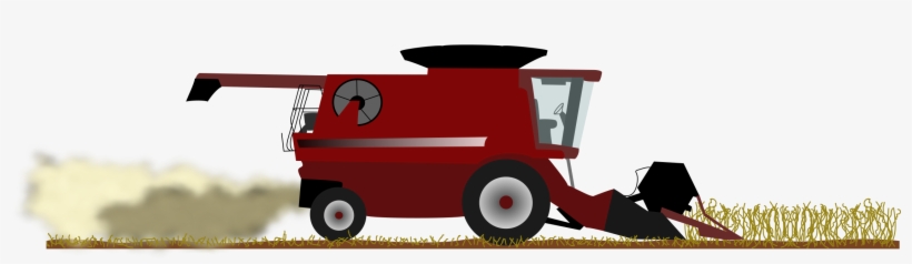 This Free Icons Png Design Of Combine Harvest In Field, transparent png download