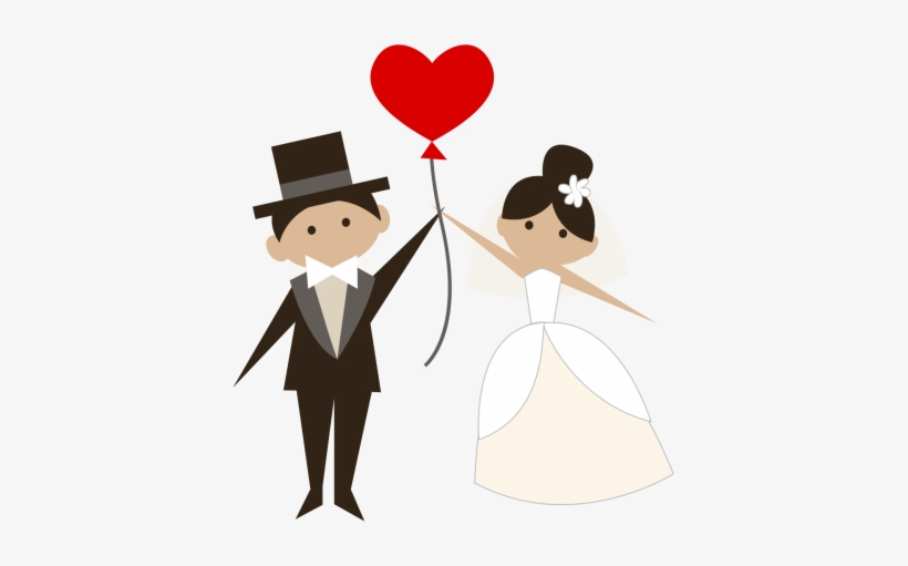 Imagens Png De Noivos Casamento - Bride And Groom Png, transparent png download