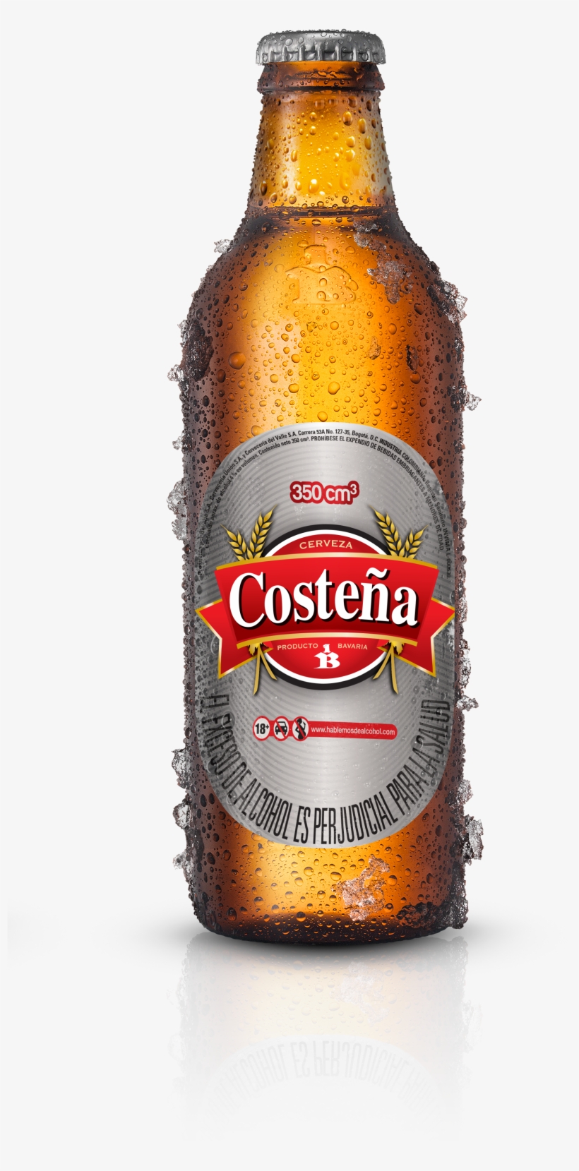 Botella 350 Sin Collarin Cerveza Colombiana - Bavaria Brewery, transparent png download