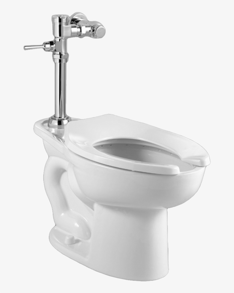 Madera Toilet With Exposed Manual Flush Valve System - Water Closet With Flush Valve, transparent png download